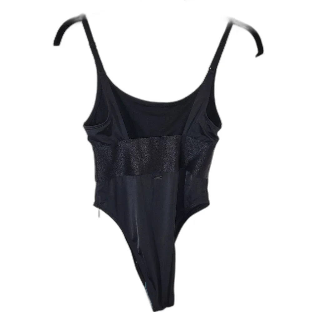 NEW High Cut Black One-Piece Swimsuit